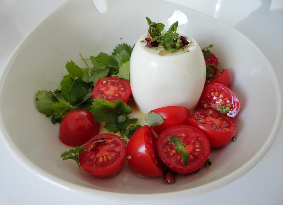 Schafsgupferl mit Mohnpesto