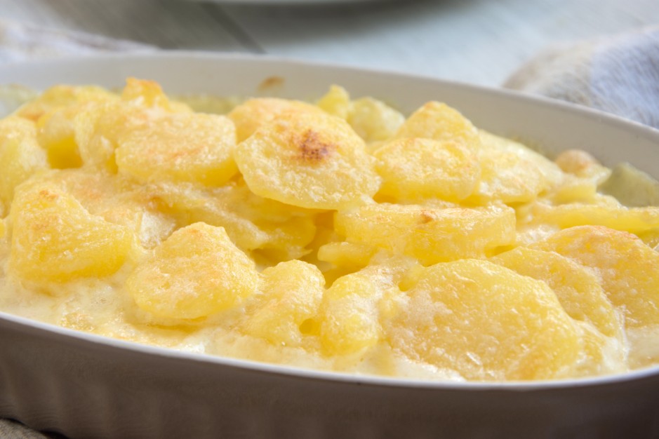 Erdäpfelgratin light