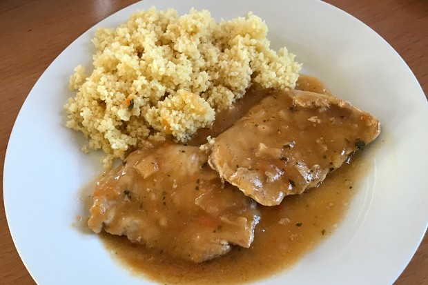 Saftfleisch mit Couscous