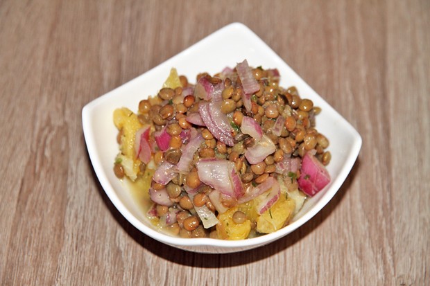 Linsen - Orangen - Salat