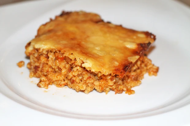 Bulgur - Auflauf nach griechischer Art