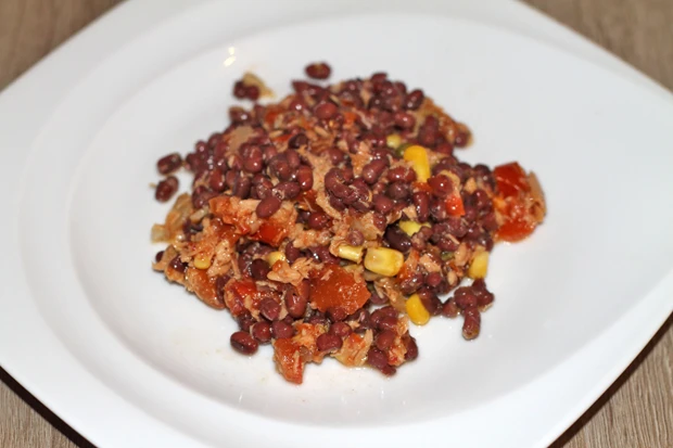 Adzukibohnen - Thunfisch - Salat