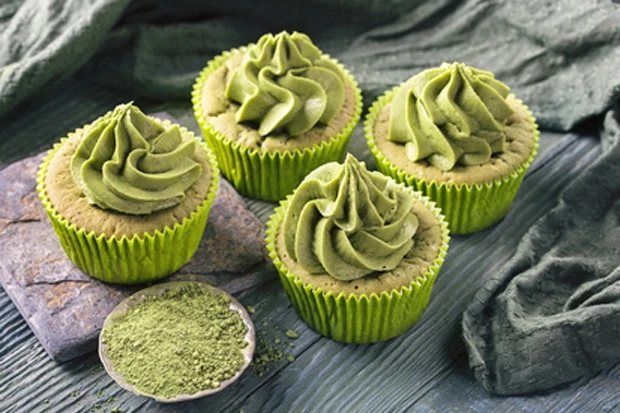 Cupcakes mit Matcha