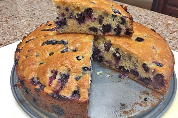 Heidelbeerkuchen mit Buttermilch
