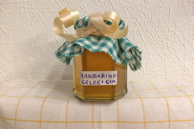 Mandarinengelee mit Gin