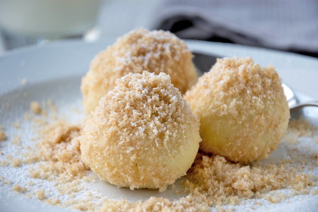 Erdbeerknödel