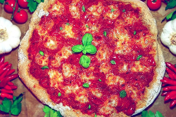 Dinkelvollkornpizza