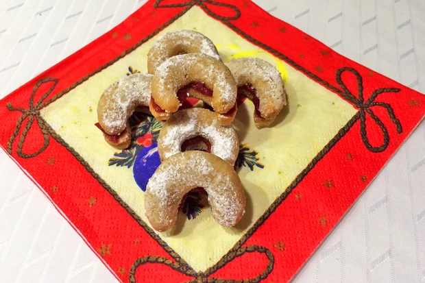 Gef&uuml;llte Vanillekipferl