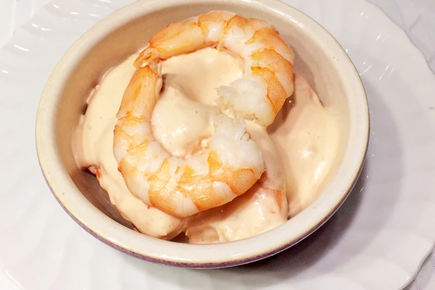Garnelen in Cocktailsauce