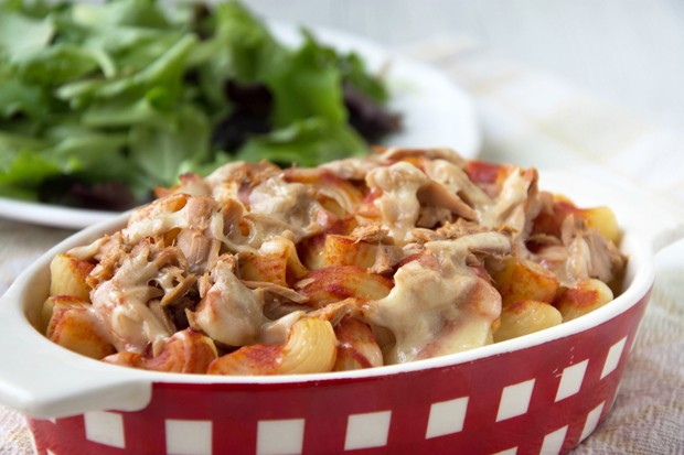 Thunfischauflauf mit Tomaten