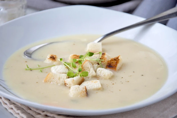 Montafoner K&auml;se-Rahmsuppe