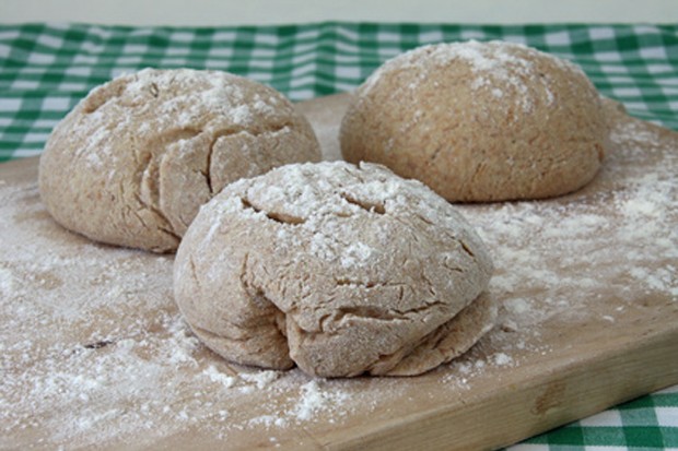 Germteig aus Dinkelvollkornmehl