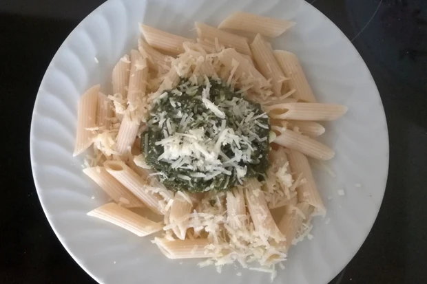 Penne mit B&auml;rlauchpesto