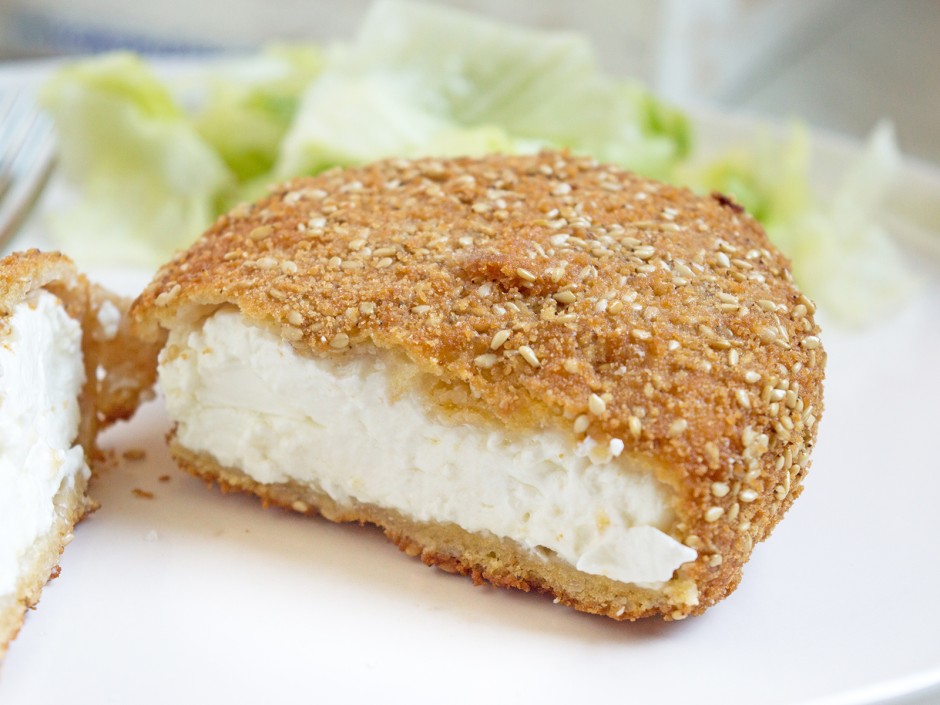Feta in Sesam-Panier