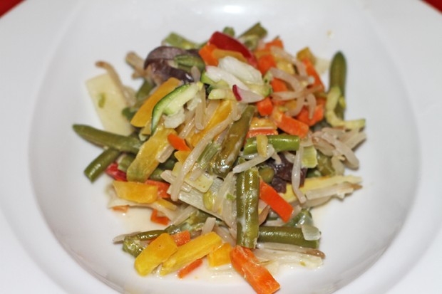 Thai-Gemüse in Kokossauce