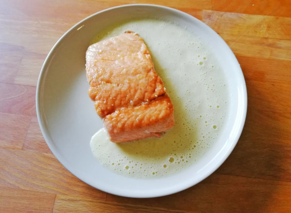 Lachs in Senfsauce