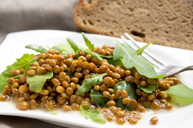 Rucola-Linsen-Salat