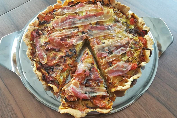 Karotten-Lauch-Tarte