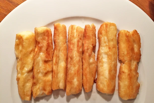 Schnelle Halloumi- Pommes