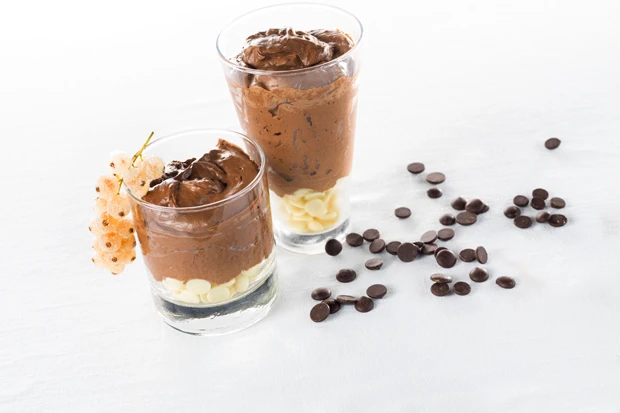 Schoko Mousse im Glas