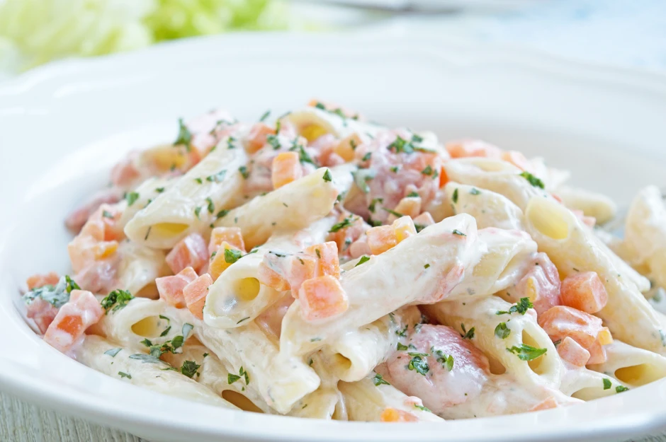 Penne mit R&auml;ucherlachs