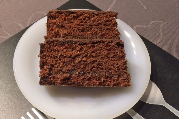 Dunkler Schokoladenkuchen