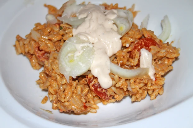 Reispfanne nach D&ouml;ner-Art
