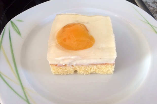 Spiegeleikuchen mit Mascarpone