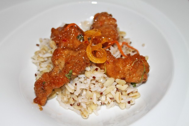 Hühnerstreifen in Sweet Chili Sauce