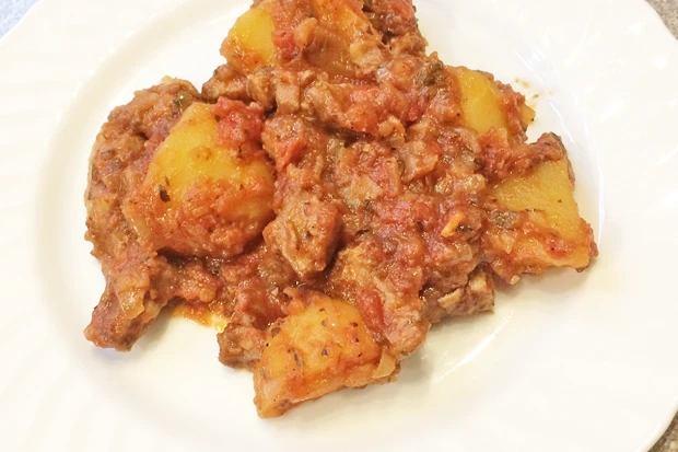 Lammragout mit Kartoffel