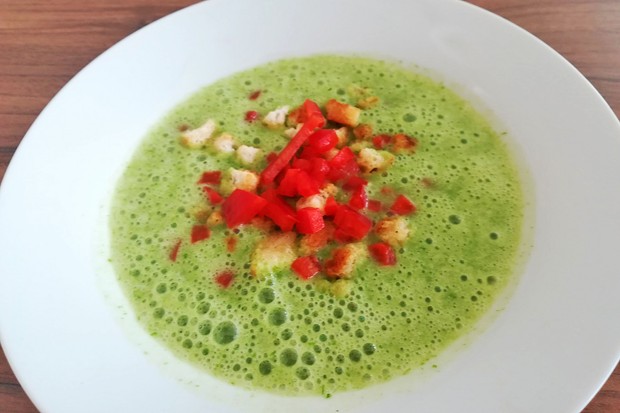 Bärlauchschaumsuppe