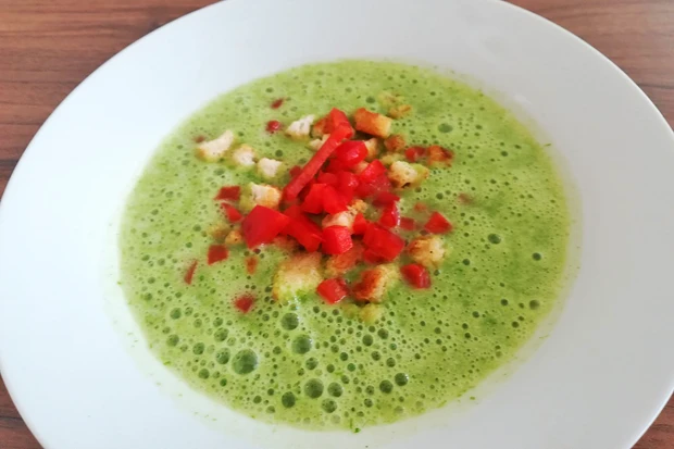 Bärlauchschaumsuppe