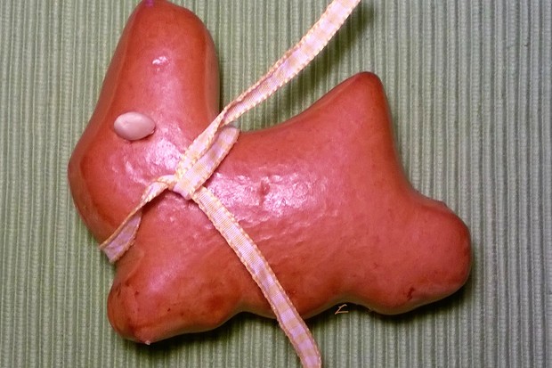 Osterhasen aus Germteig