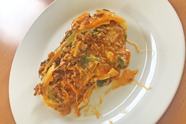 Frischkäse Spinat Roulade