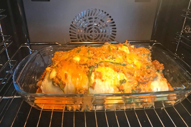 Frischkäse Spinat Roulade