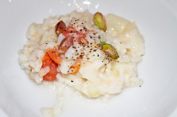 Risotto mit Spargel und Pistazien