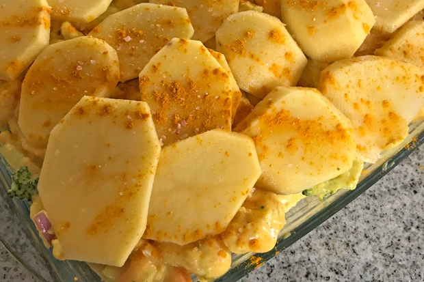 Kartoffel Gem&uuml;se Lasagne