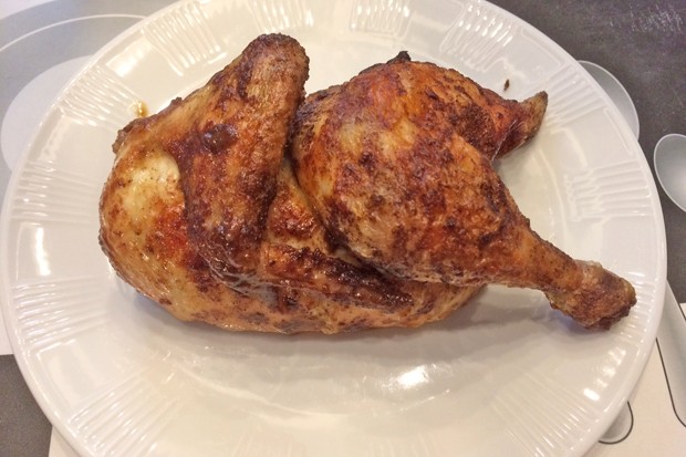 Grillhuhn mit Honigmarinade