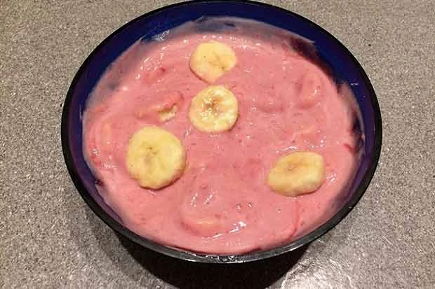 Bananen-Himbeer-Traum