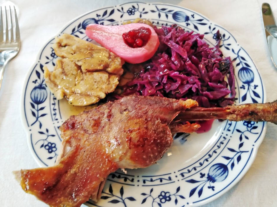 Gänsebraten