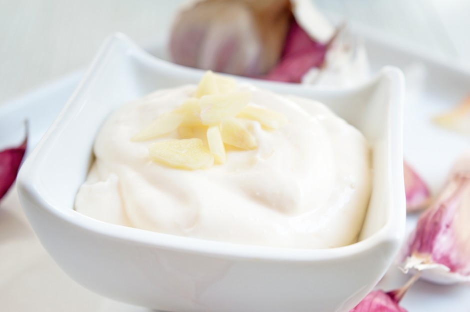 Mayonnaise mit Knoblauch