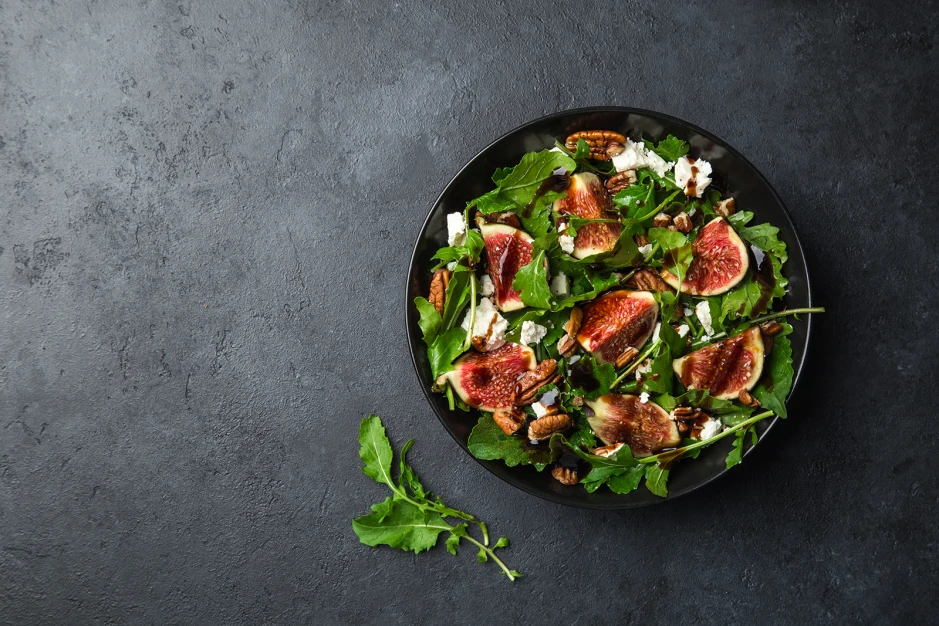 Gebratene Feigen mit Ruccola