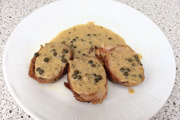Pfeffersauce mit gr&uuml;nem Pfeffer