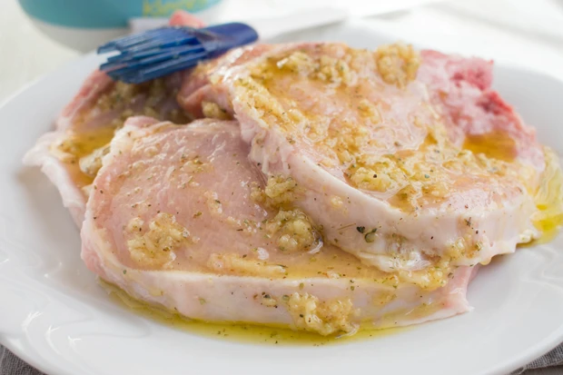 Knoblauchmarinade f&uuml;r Grillkoteletts