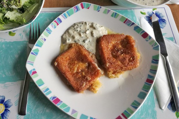 Gebackener Emmentaler