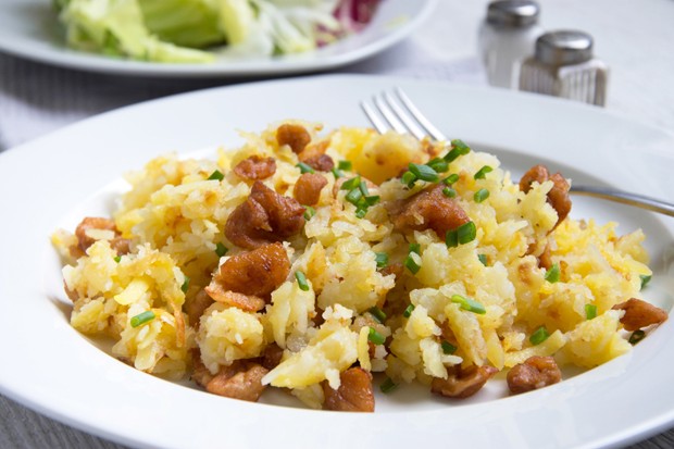 Erdäpfel-Grammel-Sterz