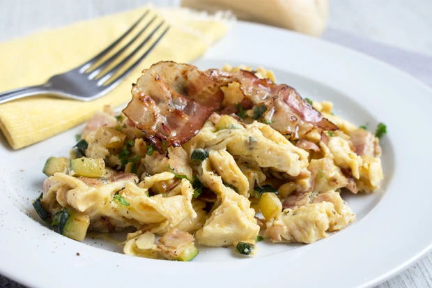 Zucchini-Eierspeise