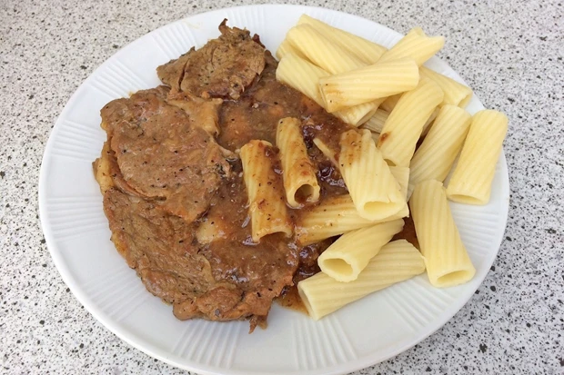 Gedünsteter Rostbraten