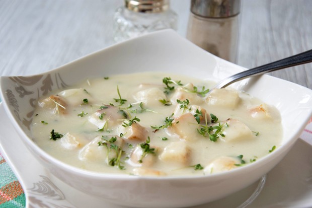 Kartoffel-Kresse-Suppe