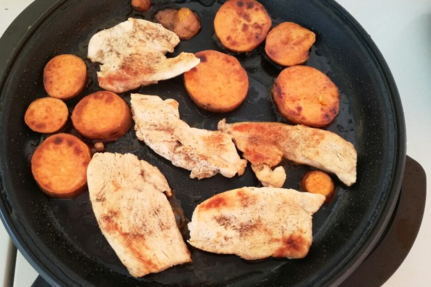 Putenfleisch mit Süßkartoffel